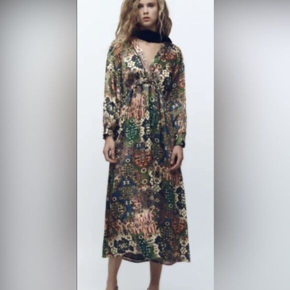 Zara Maxi Dress, Size S - Picture 1 of 12